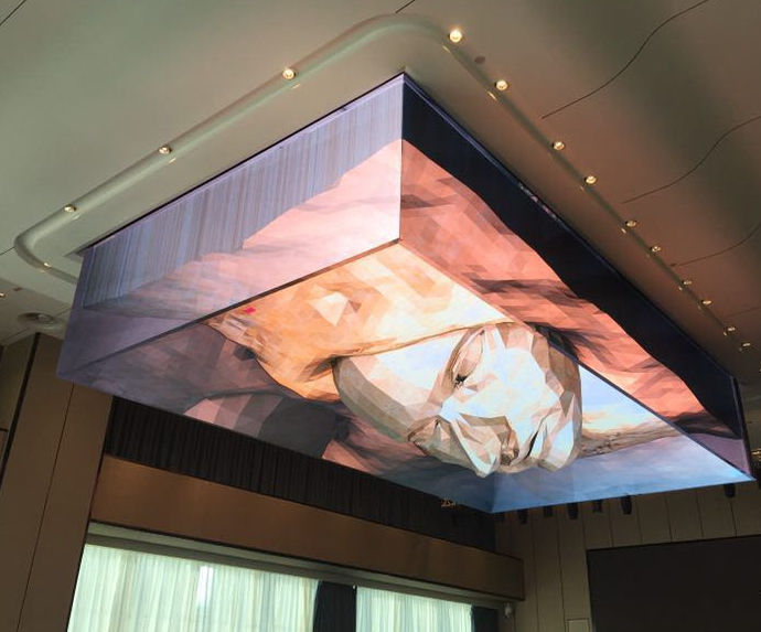 Beijing Zhengda Center Five sided Bare Eye 3D Screen